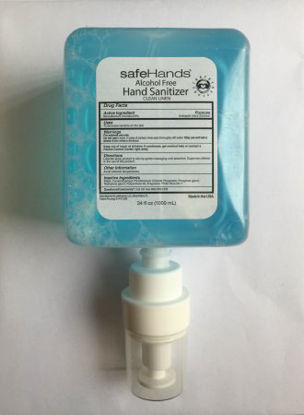 Picture of Alcohol-Free Hand Sanitizer safeHands® 1,000 mL BZK (Benzalkonium Chloride) Foaming Dispenser Refill BottleSHC-1008-4
