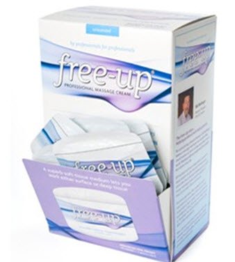Picture of Massage Treatment Free-Up® 7 Gram Dispenser Carton with Indiviudal Packets Unscented Cream713081