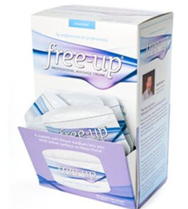 Picture of Massage Treatment Free-Up® 7 Gram Dispenser Carton with Indiviudal Packets Unscented Cream713081