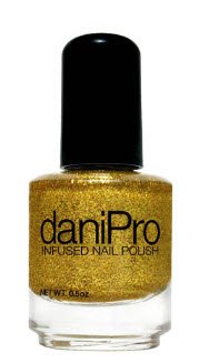 Picture of Nail Polish daniPro™ 0.5 oz. Bottle Glitzy Gold Undecylenic AcidGLITZY GOLD