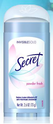 Picture of Antiperspirant / Deodorant Secret® Solid 2.6 oz. Spring Breeze Scent03700012430