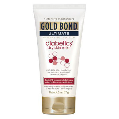 Picture of Hand and Body Moisturizer Gold Bond® Ultimate Diabetics' 2.4 oz. Tube Unscented Cream04116705360