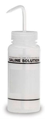 Picture of Safety Wash Bottle Saline Label LDPE 500 mL (16 oz.)0617
