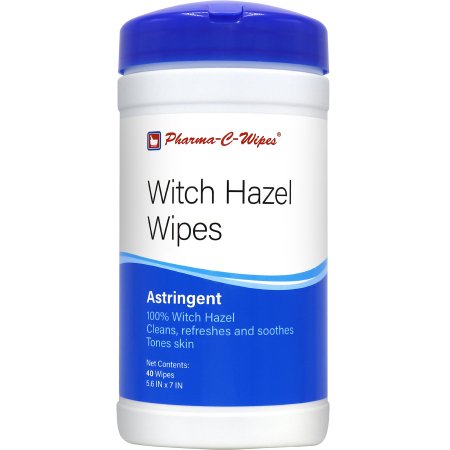 Picture of Witch Hazel Astringent Pharma-C-Wipes 40 Count Wipe63-17955