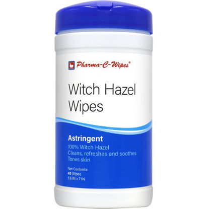 Picture of Witch Hazel Astringent Pharma-C-Wipes 40 Count Wipe63-17955