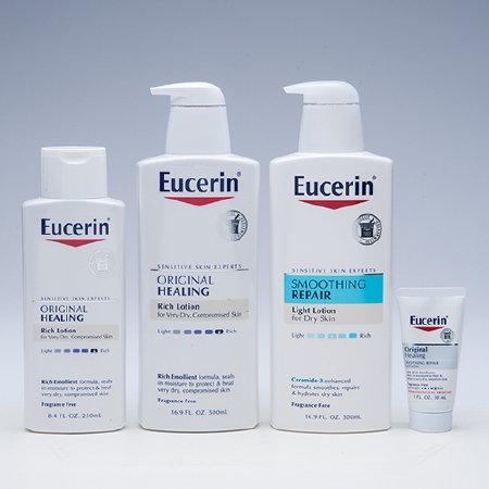 Picture of Hand and Body Moisturizer Eucerin® Advanced Repair 16.9 oz. Bottle Unscented Lotion72140634827