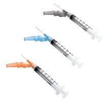 Picture of Hypodermic Needle Needle-Pro® EDGE™ Hinged Safety Needle 25 Gauge 1 Inch Length402510