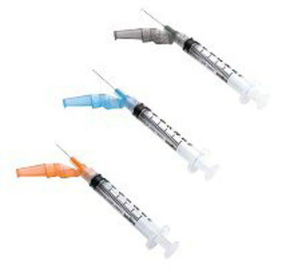 Picture of Hypodermic Needle Needle-Pro® EDGE™ Hinged Safety Needle 25 Gauge 1 Inch Length402510