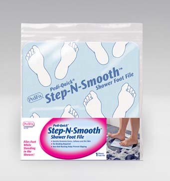 Picture of Shower Foot File Mat Pedi-Quick® Step-N-Smooth® Blue / WhiteP3030