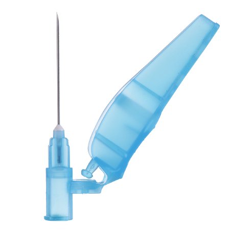 Picture of Hypodermic Needle Sol-Care® Hinged Safety Needle 23 Gauge 1 Inch LengthSN2310