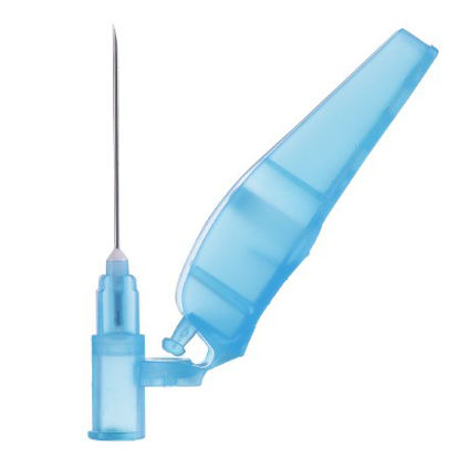 Picture of Hypodermic Needle Sol-Care® Hinged Safety Needle 23 Gauge 1 Inch LengthSN2310