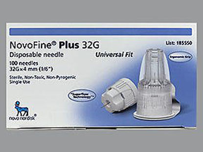 Picture of Insulin Pen Needle NovoFine® Plus 32 Gauge 1/16 Inch Length Without Safety00169185550