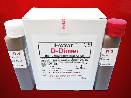 Picture of Reagent Kit K-ASSAY® Immunodiagnostic Assay D-Dimer For Chemistry Analyzers 80 Tests 1 X 16 mLKAI-090
