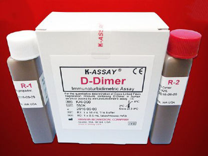 Picture of Reagent Kit K-ASSAY® Immunodiagnostic Assay D-Dimer For Chemistry Analyzers 80 Tests 1 X 16 mLKAI-090