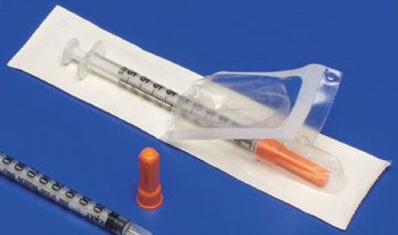 Picture of Insulin Syringe Monoject™ 1 mL Blister Pack Luer Slip Tip Without Safety1188100555
