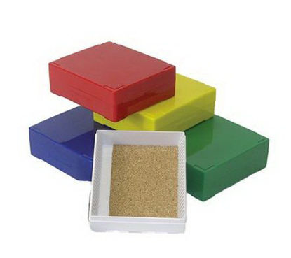 Picture of Slide Storage Box 25 Slides, Blue For Microscope SlidesES3250