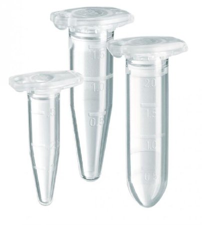 Picture of Eppendorf Safe-Lock Eppendorf Quality™ Microcentrifuge Tube Conical Bottom Plain 10 X 38 mm 1.5 mL Without Color Coding Hinged Snap Cap Polypropylene Tube1178-022363204
