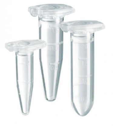 Picture of Eppendorf Safe-Lock Eppendorf Quality™ Microcentrifuge Tube Conical Bottom Plain 10 X 38 mm 1.5 mL Without Color Coding Hinged Snap Cap Polypropylene Tube1178-022363204
