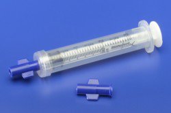 Picture of Safety Syringe Tip Cap Monoject™ Blue, Sterile, Integral Luer Plug8881682010