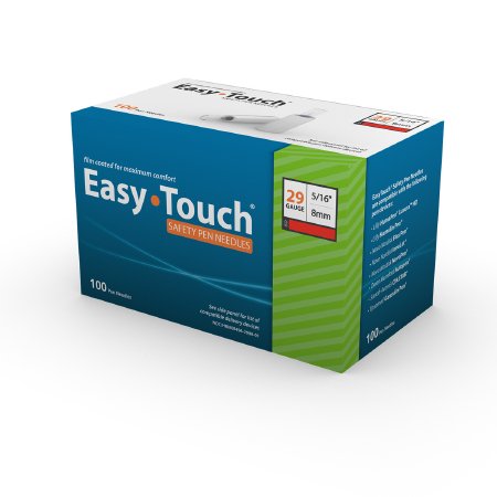 Picture of Insulin Pen Needle EasyTouch™ 29 Gauge 5/16 Inch Length Safety Sheild829856