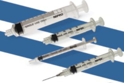 Picture of General Purpose Syringe Nipro™ 3 mL Convenience Tray Luer Slip Tip Without SafetyJD+03S