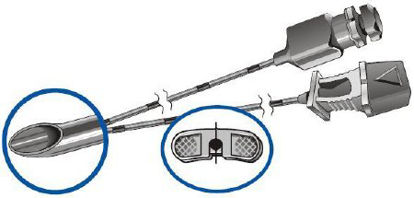 Picture of Epidural Needle Reganes™ Tuohy , Extra Long Style 18 Gauge 6 Inch 8 Degree Bevel Angle , Extra Long TypeRP1806A