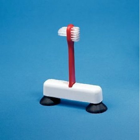 Picture of Denture Brush 2 Sided Bristle RedZ0-1440