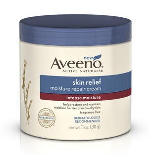 Picture of Hand and Body Moisturizer Aveeno® Skin Relief 11 oz. Jar Unscented Cream10381371150776