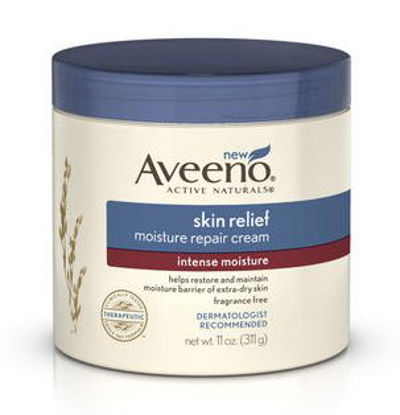 Picture of Hand and Body Moisturizer Aveeno® Skin Relief 11 oz. Jar Unscented Cream10381371150776