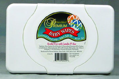 Picture of Baby Wipe DawnMist® Tub Aloe / Lanolin Unscented 40 CountBWU4296