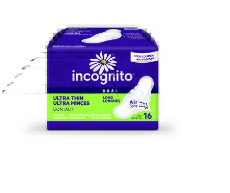 Picture of Feminine Pad Incognito® Ultra Thin / Long Moderate Absorbency10006615