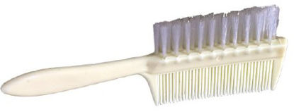 Picture of Comb and Brush Set Pediatric White PlasticPCB1