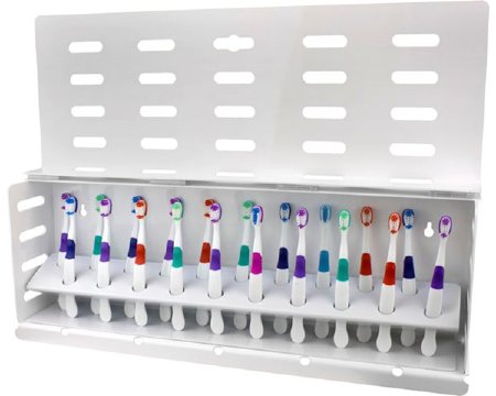 Picture of Toothbrushes with Rack Assorted Colors41013W