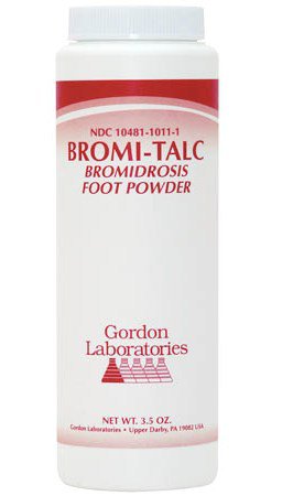 Picture of Foot Powder Bromi-Talc 3-1/2 oz. Shaker Bottle Potassium Alum / Bentonite / Talc1011-1