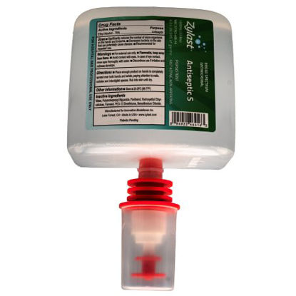 Picture of Waterless Surgical Scrub Zylast™ 1000 mL Dispenser Refill Bottle 76% Ethyl Alcohol NonSterile5ACAR0-01