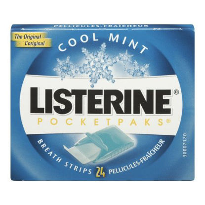 Picture of Breath Strips Listerine® Pocketpaks® 0.1 oz. Cool Mint Flavor01254743310