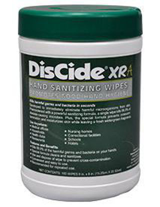 Picture of Sanitizing Skin Wipe DisCide® XRA Canister Aloe / Vitamin E Wintergreen Scent 160 Count3500