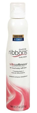 Picture of Hand and Body Moisturizer Gold Bond® Ultimate Sheer Ribbons™ Silk Softness™ 7.1 oz. Pump Bottle Mimosa / Cypress / Apricot Scent Lotion04116704420