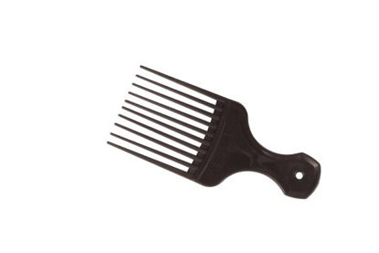 Picture of Hair Pick Black Plastic4888