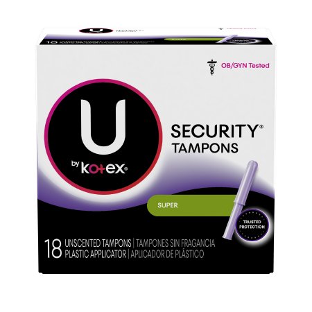 Picture of Tampon U By Kotex® Security® Super Absorbency Plastic Applicator Individually Wrapped15881