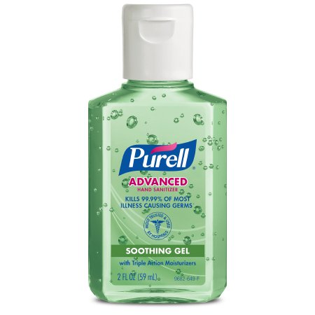 Picture of Hand Sanitizer with Aloe Purell® Advanced 2 oz. Ethyl Alcohol Gel Bottle9682-24