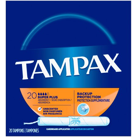 Picture of Tampon Tampax® Pearl Smooth Super Absorbency Plastic Applicator Individually Wrapped00073010480124