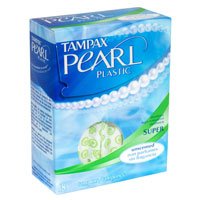 Picture of Tampon Tampax® Pearl Super Absorbency Plastic Applicator Individually Wrapped07301037908