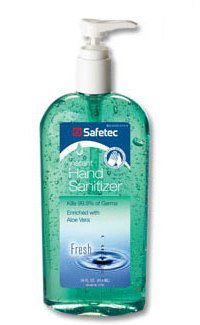 Picture of Hand Sanitizer with Aloe Safetec® 16 oz. Ethyl Alcohol Gel Pump Bottle17354