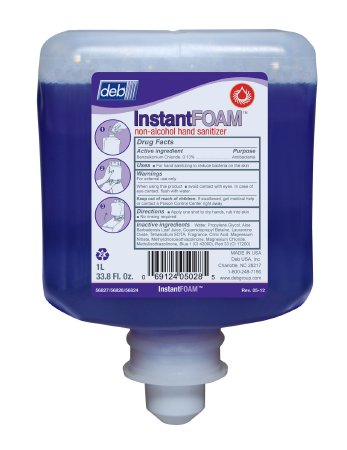 Picture of Hand Sanitizer Deb InstantFOAM™ 1,000 mL Ethyl Alcohol Foaming Dispenser Refill BottleIFS1L