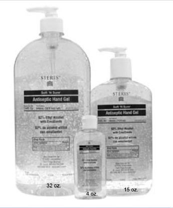 Picture of Hand Sanitizer Soft N Sure® 32 oz. Ethyl Alcohol Gel Pump Bottle144573