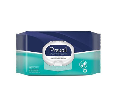 Picture of Personal Wipe Prevail® Soft Pack Aloe / Vitamin E / Chamomile Unscented 48 CountWW-240