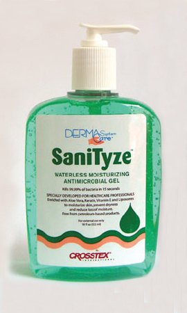 Picture of Hand Sanitizer with Aloe SaniTyze™ 4 oz. Ethyl Alcohol Gel BottleJWG