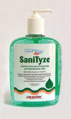 Picture of Hand Sanitizer with Aloe SaniTyze™ 4 oz. Ethyl Alcohol Gel BottleJWG