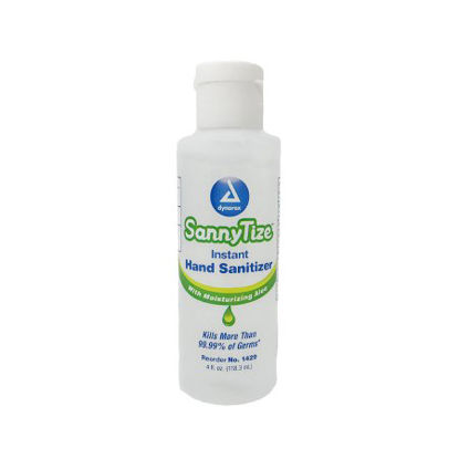 Picture of Hand Sanitizer with Aloe SannyTize™ 4 oz. Ethyl Alcohol Gel Bottle1429